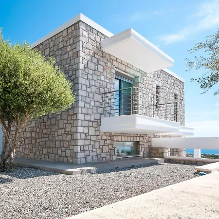 Sea View In Kalythies With Private Pool Near 3 Beaches *