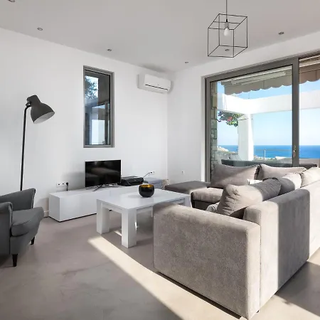 Villa Sea View In Kalythies With Private Pool Near 3 Beaches Kalithies